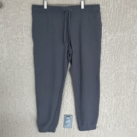 NWT Good Fellow & Co Thundering Grey, Fleece Lined Black Pullon Jogger Pants - Picture 2 of 12